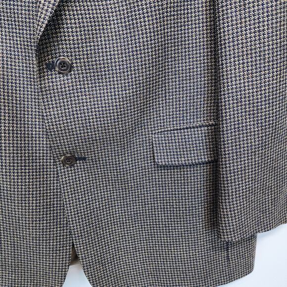 Austin Reed London Sport Coat Blazer Jacket Mens 43R Brown Tweed Academia Dapper - Picture 4 of 15